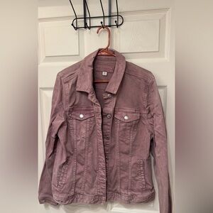 Maurice’s Dusty purple Jean Denim Trucker Jacket - Women's XL
